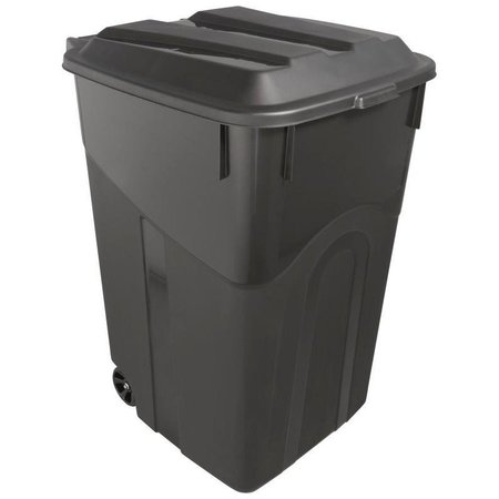 United Solutions Wheeled Trash Can, 45 gal Capacity, Lid Closure TI0073